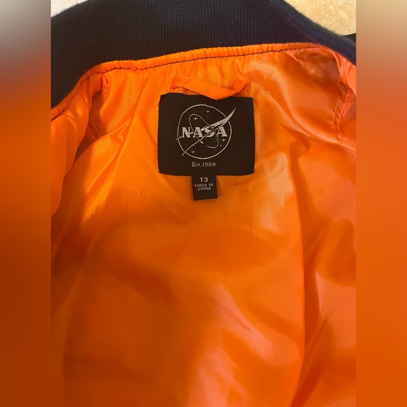 COPY - ALPHA INDUSTRIES YOUTH NASA MA-1 FLIGHT BOMBER JACKET, Kids 3T - Picture 2 of 12